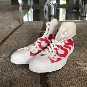 Converse with wording